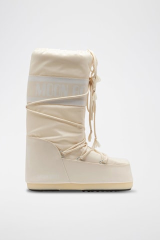 Botas de nylon Icon - Bege e cru