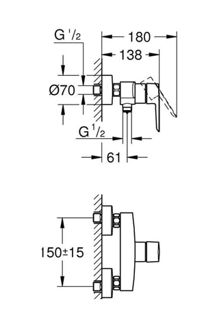 Mitigeur de douche Start