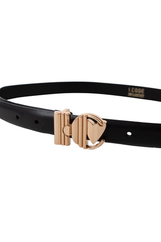 Ceinture en cuir - Noir - I.Code