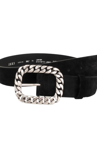 Ceinture en cuir - Noir - IKKS