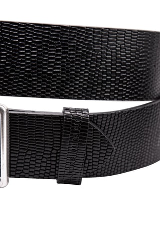 Ceinture en cuir - Noir - IKKS