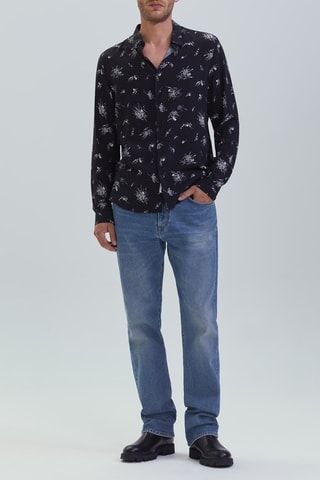 Chemise slim - Noir - IKKS