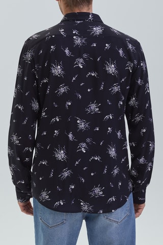 Chemise slim - Noir - IKKS