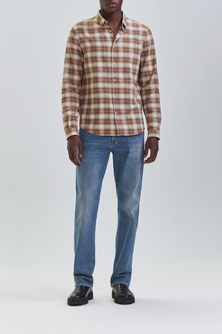 Chemise regular - Camel - IKKS