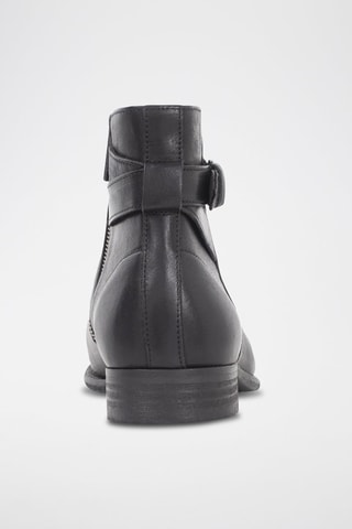 Boots en cuir de veau - Marron foncé - IKKS