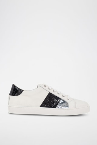 Sneakers en cuir - Blanc - I.Code