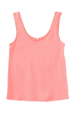 Débardeur en lin - Rose - I.Code