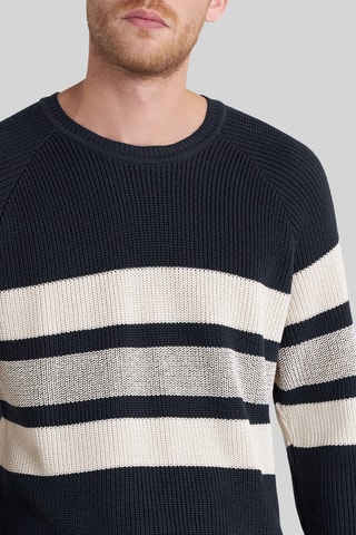 Pull - Bleu marine et écru - IKKS