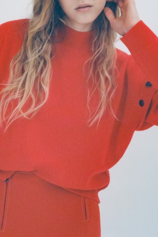 Pull en laine - Rouge - IKKS