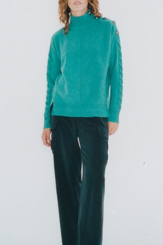 Pull en laine - Turquoise - IKKS