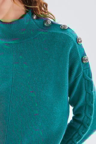 Pull en laine - Turquoise - IKKS