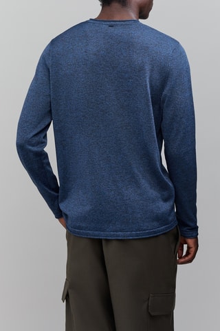 Pull - Bleu cobalt chiné - IKKS