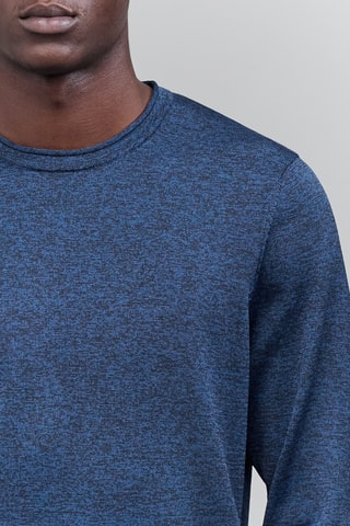 Pull - Bleu cobalt chiné - IKKS