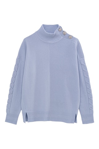 Pull en laine - Bleu clair - IKKS