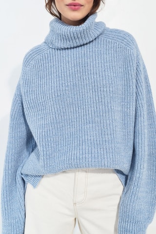 Pull en laine - Bleu clair  - One Step