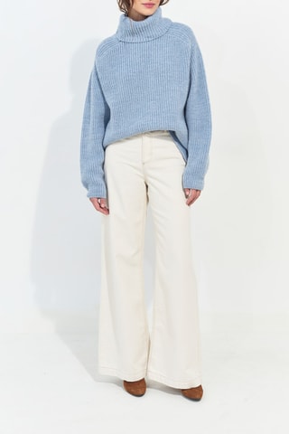 Pull en laine - Bleu clair  - One Step