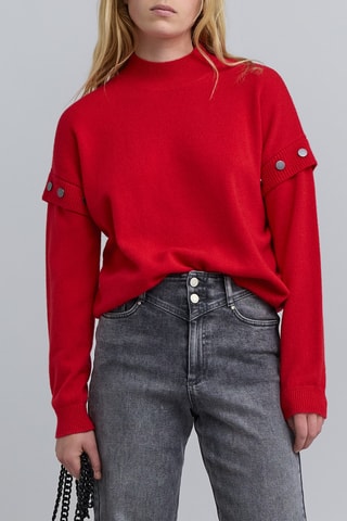 Pull en laine - Rouge - IKKS
