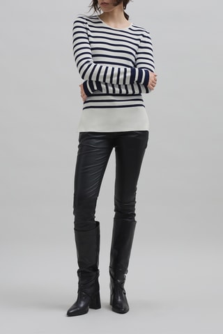 Pull - Blanc et bleu marine - IKKS