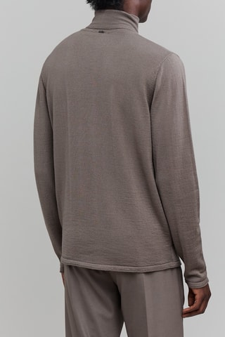 Pull en mérinos - Taupe - IKKS