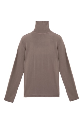 Pull en mérinos - Taupe - IKKS