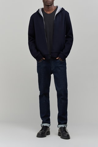 Sweat à capuche - Bleu marine - IKKS