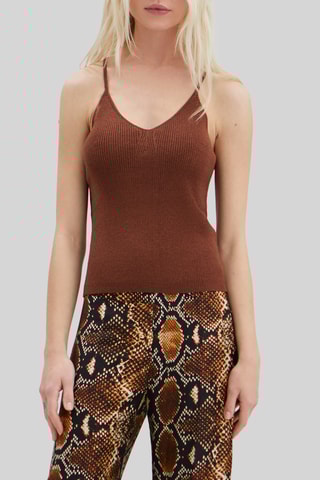 Cardigan et caraco - Marron - IKKS