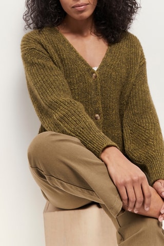 Gilet en alpaga - Kaki - One Step