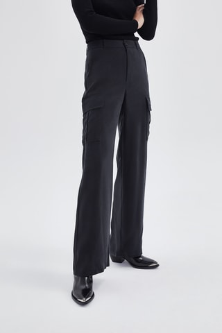 Pantalon taille haute - Noir - IKKS