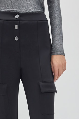 Pantalon taille haute - Noir - IKKS