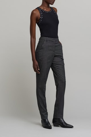 Pantalon droit - Gris foncé - IKKS