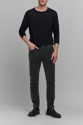 Pantalon slim en velours - Gris foncé - IKKS