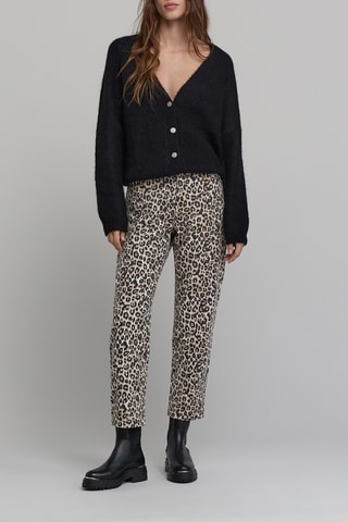 Pantalon droit - Beige et noir - IKKS