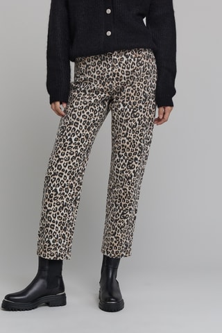 Pantalon droit - Beige et noir - IKKS