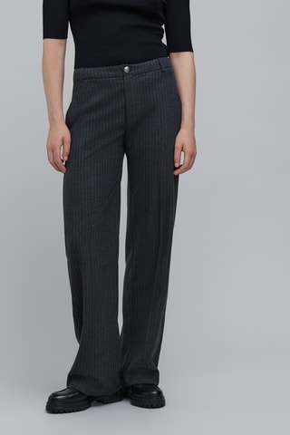 Pantalon flare - Gris anthracite - IKKS