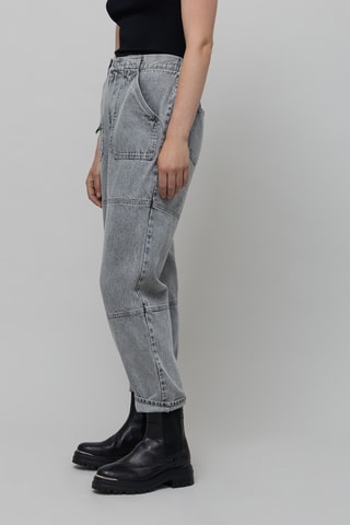 Jean droit taille haute - Gris - IKKS