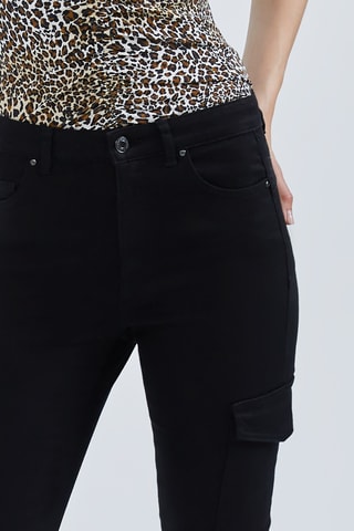 Jean cargo - Noir - IKKS