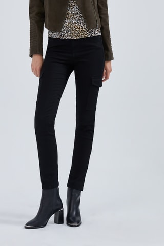 Jean cargo - Noir - IKKS