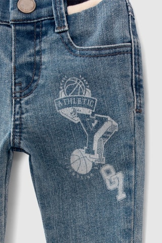 Jean en coton biologique - Bleu - IKKS Junior