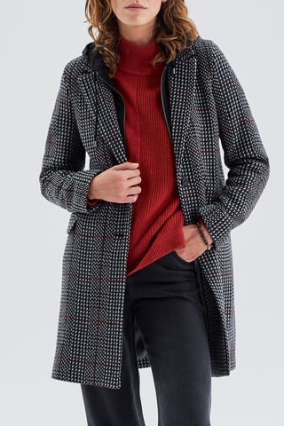 Manteau en laine - Gris - IKKS