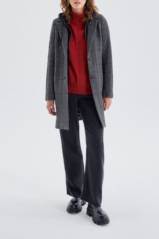 Manteau en laine - Gris - IKKS