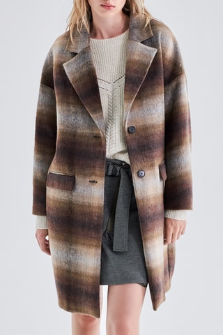 Manteau - Marron et beige - IKKS