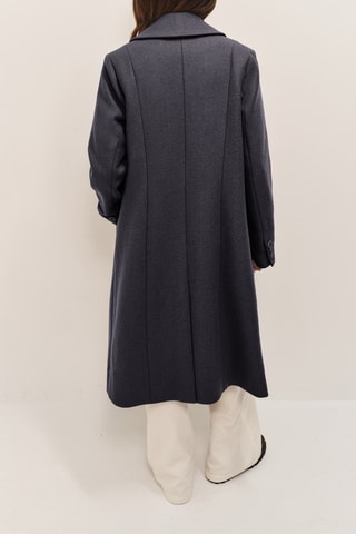 Manteau en laine - Gris foncé  - One Step