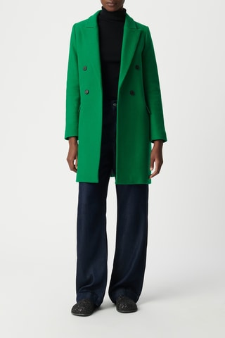 Manteau en laine - Vert - IKKS