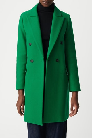 Manteau en laine - Vert - IKKS
