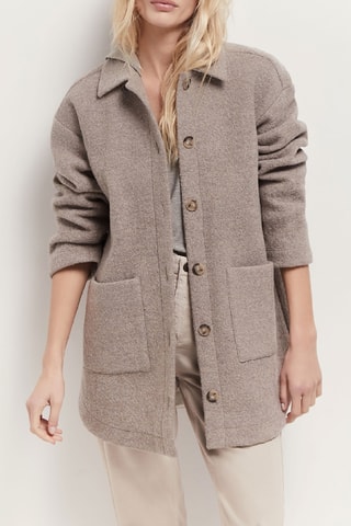 Manteau en laine - Beige  - One Step