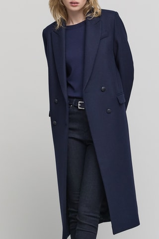 Caban en laine - Bleu marine - IKKS