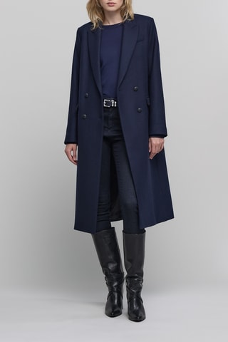 Caban en laine - Bleu marine - IKKS