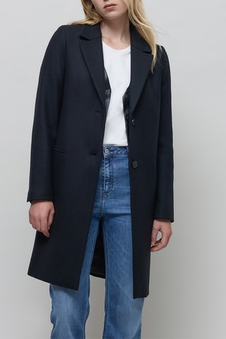 Manteau en laine - Noir - IKKS
