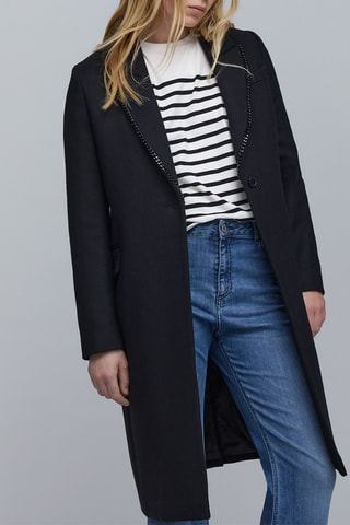 Manteau en laine - Noir - IKKS