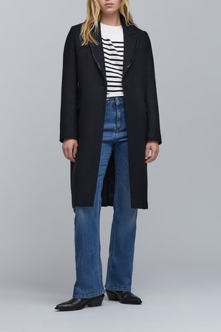 Manteau en laine - Noir - IKKS
